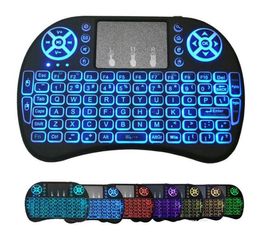 2020 Wireless Mini i8 Keyboard Backlit Backlight Remote Control For Android TV Box 24G Wireless Keyboard With Touch Pad For Smart3110714