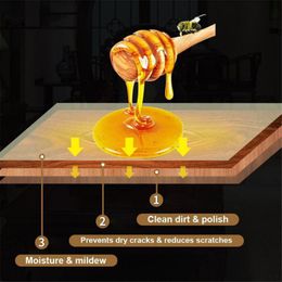 Wood Seasoning Beewax Wood Care Wax Solid Wood Maintenance Cleaning Polished Waterproof Wear-Resistant Wax Furniture Care