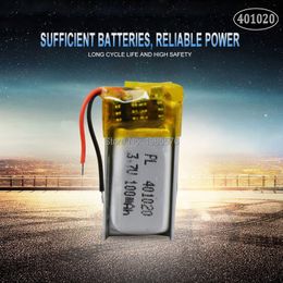 3.7v 50mah 401020 Lithium polymer Li-po Rechargeable Battery For Toys Cars Bluetooth speaker Bluetooth headset digital products