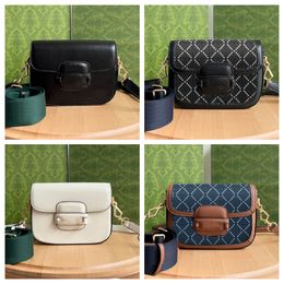 Fashion Vintage Saddle Bag Classic Leather Handbag Designer Shoulder Bag Portable Crossbody Mini Saddle Bag Leather Tote Bag Cell Phone Bag messenger bag