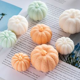 3 size 3D Pumpkin shape soap Moulds Handmade Soap Silicone Mould DIY Chocolate Cake Mould Soap Moulds for Soap Making Candle Mould