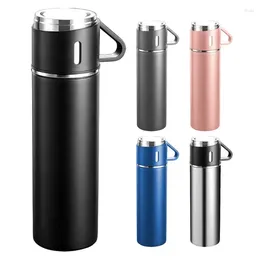 Water Bottles Portable Bottle 500ml Insulated Stainless Steel Drinking Leak Proof For Students Simple