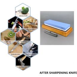 1000 3000 Grit Professional Knife Sharpener Whetstone Grinding Water Stone Knives Sharpening Stone Apex Egde Diamond Bars Set