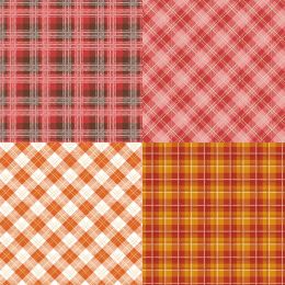 12 Sheet 6" Christmas Plaid Scrapbook Paper Pad Handmade Paper Junk Journal Scrapbooking Decorative Craft Background Paper Gift