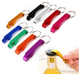 Portable Aluminum Alloy Keychain Beer Bottle opener with keyChain 2in1 Design for Party Gift Multifunction Tool5462944