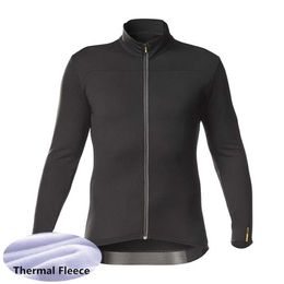 MAVIC Team Mens Winter thermal Fleece Cycling Jersey Long Sleeve Racing Shirts MTB Bicycle Tops Bike Uniform Outdoor Sportswea S21266z