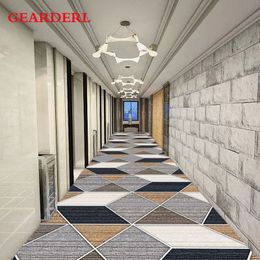 Modern household corridor long carpet, suitable for stairs, corridors, corridors, northern Europe, families, hotels, wedding are