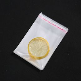 500Pcs High Transparent Small Self Adhesive Seal OPP Bags,All Clear Plastic Gift Jewelry Packaging Self-sealing Candy Poly Pouch