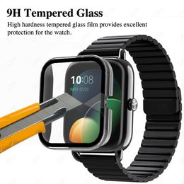 Screen Protector Case for Haylou RS4 Plus Smart Watch Full Coverage Bumper Protective Cover With Glass Film Shell Accessories