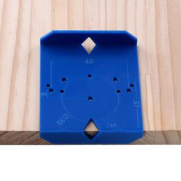 Blue Hinge Hole Drilling Guide 35mm 40mm Locator Hole Opener Template Door Cabinets Tools For Woodworking Hand Tools