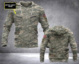 Newest USA Poland Australia British Military Army Soldier Veteran Camo Pullover 3DPrint Men/Women Streetwear Jacket Hoodies A1