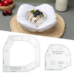 Sewing Arts,Crafts & Sewing for DIY Bowl Wrap Sewing Template Clear Acrylic Bowl Cosy Template Cutting Ruler Set