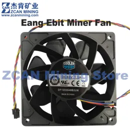 Chain/Miner Ebit E9pro E10D Cooling Fan Cooler Master DF1203848D2UN 4PIN 48V 1.5A 12CM Strong Power Ebang Miner E11 Cooling Fan