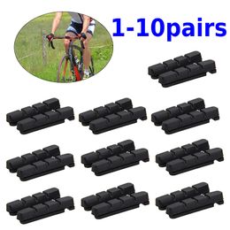 2-20pcs Bicycle Brake Block Road Bike Brake Pads Shoes for Alloy Rims Dura Ace Ultegra 105 Cartridge Outdoor Riding Bike Brake