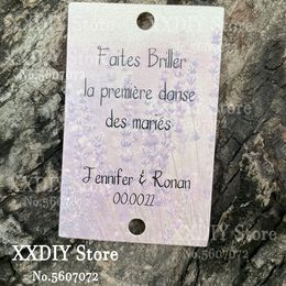 XXDIY- French Sparkler label customize, Personalise Glow/Sparkler Stick Tags ,Not included Glow/Sparkler ,Wedding Firework Tags