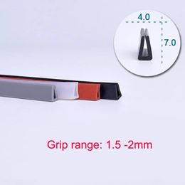 5 Metres Translucent Red Grey Black Silicone Rubber U Sealing Strip Glass Metal Wood Panel Edge Trim U Strip Edge Shield