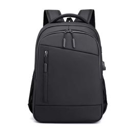 HBP NON Brand Business New Printed Mens Backpack Large Capacity Leather Film Multi purpose Computer Book Bag 1 3DJR