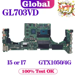 Motherboard KEFU DABKNMB28A0 Mainboard For ASUS ROG Strix GL703VD Laptop Motherboard I5 I7 7th Gen GTX1050/4G MAIN BOARD