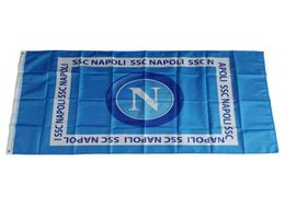 Flag of Italy SSC Napoli FC 3x5FT 150x90cm DPrinting 100D polyester Indoor Outdoor Decoration Flag With Brass Grommets 6874461