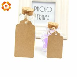 50PCS 3 Sizes Kraft Paper Tags Paper Labels Card Tag For DIY Christmas/Wedding /Party Favours Scrapbooking Kraft Gift Tags