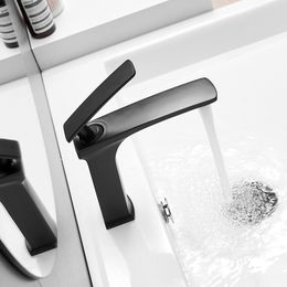 Basin Faucet Bathroom Sink Faucet Single Handle Hole Black Faucet Basin Taps Deck Vintage Wash Hot Cold Mixer Tap Crane 855908