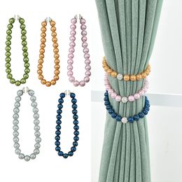 1Pcs Cheap Pearl Magnetic Curtain Clip Curtain Holders Tieback Buckle Clips Buckle Tie Back Curtain Accessories Home Room Decor