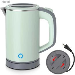 Electric Kettles 110V/220V electric kettle 0.8L portable travel stainless steel lining with automatic closing 600W 5Mins fast boiler household YQ240410