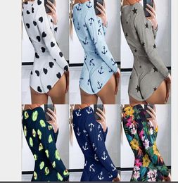 Adult Onesie For Women 2020 Stretchy Sexy Onesie Pajamas Sexy Plus Size Button Bodysuit Leotard Short Sleepwear Rompers Jumpsuit1611638