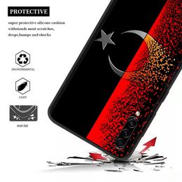 Phone Case for Samsung A10 A20 A30 A40 A50 A60 A70 A90 Note 8 9 10 20 Ultra 5G Silicone Case Cover Flag Turkey Antalya Wolf