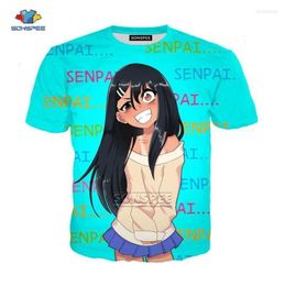 Men039s TShirts Novelty 3D Printed Tshirt Anime Kawaii Girl Nagatoro Casual Tee Shirt Men Clothing Harajuku Graphic Mens Wome2011876