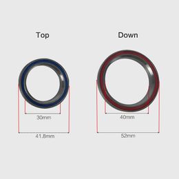 Spcycle MTB Bicycle Road Bike Headsets 42 41.8 52mm 1-1/8" To 1-1/2" Tapered Fork Integrated Contact Bearing Bike Parts