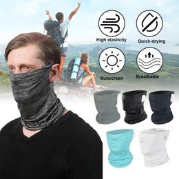 Cycling Caps & Masks Dust-Proof UV Bandana Gaiter Scarf Fashion 2022 Ice Loops Silk Ear Neck Face Protection298N