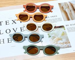 Boys Girls Cute Round Frame Sunglasses For Baby Kids Vintage Sun Glasses Children UV400 Protection Fashion Classic Beach Outdoor E5177263