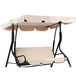 Swings Chair Awning Garden Courtyard Outdoor Swing Cover Hammock Canopy Summer Waterproof Roof Canopy Replacement Swing