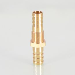 ID Pipe 6mm - 25mm Hose Barb Bulkhead Brass Barbed Tube Pipe Fitting Coupler Connector Reduce Straight Adapter For Fuel Gas Wate