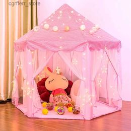 Toy Tents Baby toy Tent Portable Princess Castle Play Tent Activity Fairy House Fun Playhouse Beach Tent Baby playing House Toy Gift L410