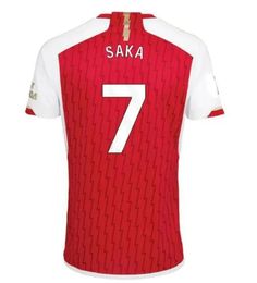 24 25 SAKA soccer jerseys ODEGAARD RICE SALIBA MARTINELLI THOMAS NICOLAS SMITH ROWE G.JESUS TIERNEY SMITH ROWE 2023 2024 football shirt Men Kids kit Home Away