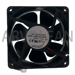 Chain/Miner Brand New Original 120mm Fan AFB1224SHE 120x120x38mm 24V 0.75A Double Ball Bearing Large Air Volume Inverter Cooling Fan