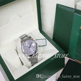 Men Watch New Factory s 2813 Automatic movement 41MM NEW MENS SS 18K WHITE GOLD GREY ARABIC II MODEL 116334 SERIAL with Orig2434