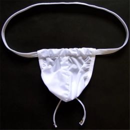 Funny Men Thongs Strings Underwear Penis Ring Sexy Swimming Convex Bag Panties Erotic T-back Gay 8 Colours