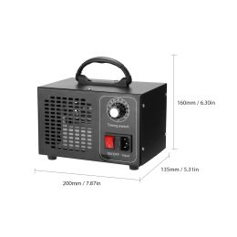 32g/h Portable Ozone Machine Generator Air Philtre Purifier with Timing Switch Ozonizer Ozonator for Home Car Formaldehyde