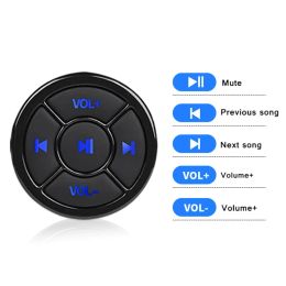 Players Wireless Bluetoothcompatible Media Steering Wheel Remote Control Mp3 Music Player for Android IOS Smartphone Control Car Kit