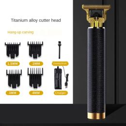 Trimmers Vintage Retro T9 T10 T14 Electric Shaver Cordless Men Hair Trimmer Clipper Barber Salon Edge Wirless Oil Head Beard Razor