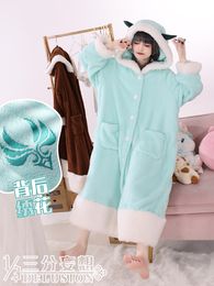 Genshin Impact Zhongli / Tartaglia / Xiao Cosplay Costume Amine Daily Men Pyjamas Plush Nightgown Costumes for 2022 Sizes S-XL