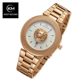 New style men's fashion personality non-mechanical quartz watch lion head couple explosion prevention style men and women spe183N
