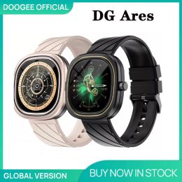 Watches DOOGEE DG Ares Fashion Punk Design Clock Watches 1.32"retina level Round Screen 300mAh Battery Smartwatch for Android IOS Phone