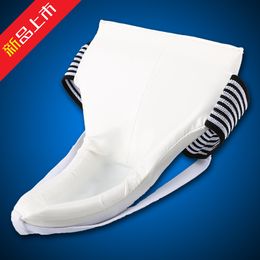 High quality White Taekwondo Groin Guard Protector Men Women Child Crotch Protector Kiching Boxing Karate High Quality support