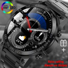 Watches 2023 New Smart Watch Men 1.43 Inch Alwayson Display HiFi Voice Calling Sport Watches Man IP68 Waterproof Smartwatch For Xiaomi