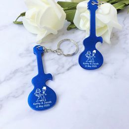 30pcs/set Beer Opener Custom LOGO Guitar opener Practical Gifts Advertising Promotional Company Opening Activities Small Gifts