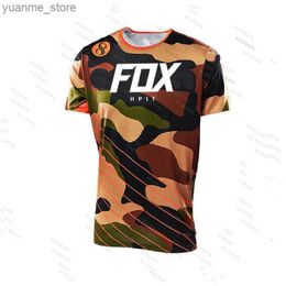 Cycling Shirts Tops 2022 Customise team moto motocross jersey Enduro Maillot Hombre DH BMX MX Cycling Downhill jersey hpit Y240410